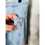 Madewell  Light Blue Denim 100% Cotton Mid-Length Cut Wrap Midi Skirt Size 29 Photo 14