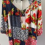 Valerie Stevens  Women's Sheer Quarter Sleeve Multi color‎ Top Size 1X Photo 0