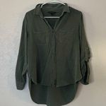 Rock & Republic  Dark green button up top Photo 0