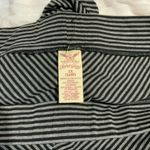 Faded Glory  Black and Gray Striped Maxi Skirt Photo 2