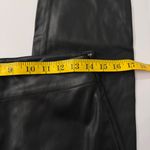 Meshki  Black Shayla Skinny Faux Leather Split Pant Size Large Photo 6