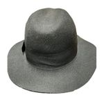 H&M Women Black Wool Hat Floppy Ribbon Band Size M/56 Fedora Photo 2