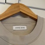 ANINE BING  XS Muse Tan Stone Tiger Sweatshirt Photo 3