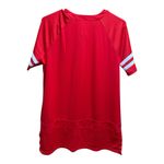 Women’s Size Large Box Seat Clothing Wisconsin Badger Jersey NWT Red Photo 5