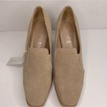 Joie  suede Leather Shoes Size 9 Block Heel Wevenly Suede Closed Toe Tan Photo 4