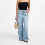 Madewell NWOT Curvy Superwide-Leg Jeans in Ashbury Wash: Airy Denim Edition 30 Photo 8