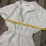 Abercrombie & Fitch  grey gray fleece collared romper jumpsuit Photo 4