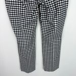 J.Crew Remi Pant Gingham Button Leg Navy White Size 16T 16 TALL EUC Photo 10
