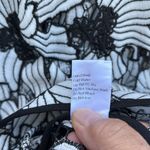 Ming Wang NWT Blazer Top Black White Floral Embroidered Size XL Retail $235.00 Photo 12