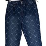 Juicy Couture NWT Venice Crown-Print Straight Jeans Photo 7