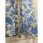 Primark Floral Button-Front Fit & Flare Dress Women’s 10 Blue White Yellow Photo 11