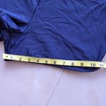 Women's Blue Short Mid Rise Swim Bikini Shorts Sommer Pool Lightweight Size XL Photo 6