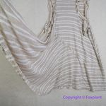 Free People New! Between The Lines Tunic Top dress Beige , size M Photo 6