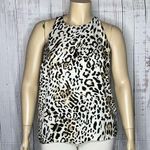 EXPRESS  NWT Size XL Black - Animal Print Keyhole Tank Top Blouse Photo 0