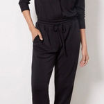 Evereve Myra Black Long Sleeve Jumpsuit, Size XS Photo 0