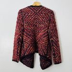 Moth Anthropologie SMALL Keavy Jacquard Cardigan WOOL MOHAIR BLEND Knit Red Photo 1