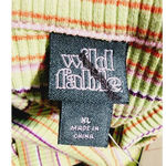 Wild Fable  Sleeveless Zip Front Bodycon Polo Dress XL NEW Photo 2