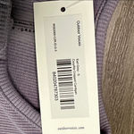 Outdoor Voices Cozy Rib Cropped Cardigan Earl Gray Lavender Size Small Photo 6