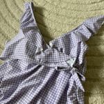 Kindred Bravely Ruffle Wrap One Piece Swimsuit Blue Stripe Maternity Nursing 1X Purple Size undefined Photo 2