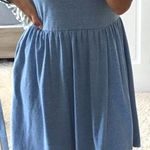 Gap Blue Cotton Dress Photo 0