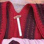 Free People  • Katie’s Crochet Top Mini Dress boho bandana print red orange flare Photo 5