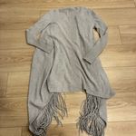360 Cashmere  Dominique Fringe Cardigan 100% Cashmere Open Front Size S Photo 4