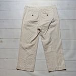Gap - Women’s Cream Striped Capri Dress Pants - Size 6. Photo 5