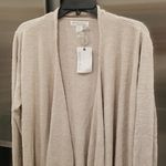 Barefoot Dreams 💕💕 Bamboo Chic Lite Calypso Wrap Cardigan Stone 1X NWT Photo 5