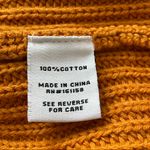 525 America Gold Pullover Crew Neck Sweater Gathered Shoulders Size Medium Photo 8