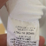 Vintage Bellambra Italy White Lace Bell Sleeve 100% Silk Blouse Top Womens M y2k Size M Photo 7