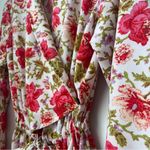 Something Navy  Red Poppy Gina Floral Coverup Size xxs Photo 11