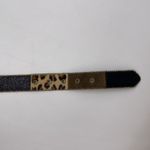 Vintage Elite Womens M Belt Cowhide Leather Animal‎ Print Gold USA Western Brown Photo 4