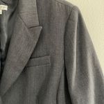 Pendleton Dark Grey Women's Wool Notch Collar Blazer Size 16 Career Suiting Photo 4