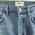 AGOLDE Riley High Rise Straight Crop Jeans in Blitz Blue Size 26 Photo 9