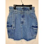 JLUXLABEL  Belted Denim Cargo Mini Skirt Size S Small NWT!! Photo 1