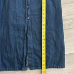 ZARA The Button Down Denim Dress Long Sleeve Shirt Dress Blue NWT M Photo 11