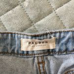 PacSun  light wash denim shorts cuffed hem Photo 1