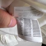 Tiger Mist Calayan White Ruched Strapless Bandeau Ruffle Hem Mini Dress Sz S Photo 5