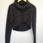 CAbi Glee Cowl Neck Long Sleeve Crop Top - size Small Photo 0