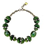 BCBGMAXAZRIA Antique Gold Tone Geometric Collar Photo 2