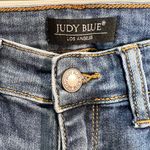 Judy Blue Skinny Fir Capri Denim Jeans Blue Size 7/28 Stretch Distressed Comfy Photo 6