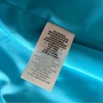 Alice + Olivia Shan Solid Oversized Satin Blazer - Ocean Blue - Size 4 Photo 7