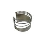 Silver Textured Cuff Bracelet, Classy, boho, feminine, whimsical, summer, dressy Photo 8