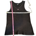 Ralph Lauren  Vintage USA American Flag Ribbed Tank Top Black Medium Jeans Polo Photo 8