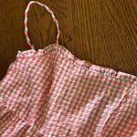 Wild Fable NWT Gingham Spaghetti Strap Mini Tiered Ruffle Dress Size Small Photo 9