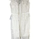 Bronx and Banco Osa Lace Dress Size US 6 Medium White Photo 3