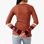 Free People Sweater Mikah Cuff Sleeve NWT Direct RARE FP Women’s Size MED V Neck Photo 1