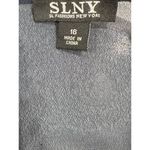 S.L. Fashions Women's‎ Embellished Tiered Jacket Dress Navy Size 16 NWOT Blue Photo 3