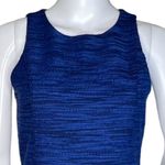 Loft  Dress Womens 0 Royal Blue Tweed Textured Fit & Flare Office Workwear Career Photo 5