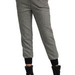 Veronica Beard  Frazier Herringbone Wool Blend Jogger Pants Size 2 Black White Photo 0